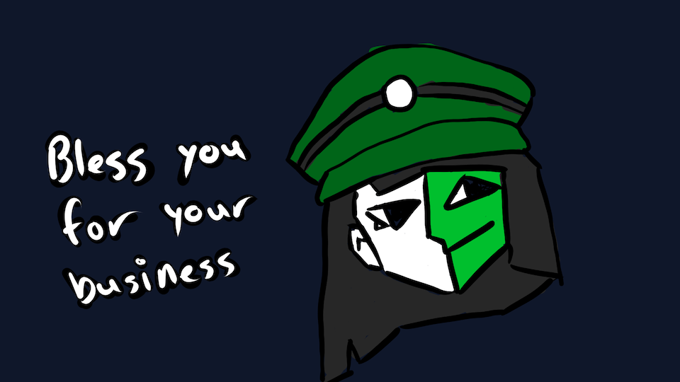 bless you for your business